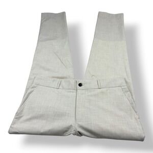 State and Liberty Mens Athletic Fit Chino Pants Gray Stretch 33x31 ED2241